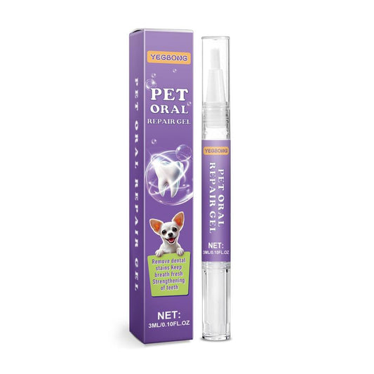 JMT-318794 Pet Oral Cleaning Dental Beauty Pen - 3ml with Brush for Brightening Pet Teeth