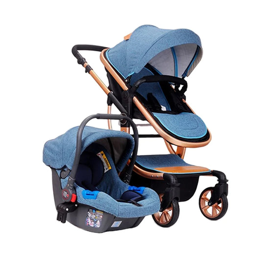 JMT-331402 3-in-1 Convertible Baby Stroller with 360-Degree Rotate Function for Newborns