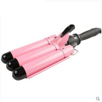 JMT-340426 Three-Tube Electric Curling Iron with Adjustable Temperature Control for Dry Hair