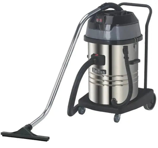 JMT-349642 80L Blue Industrial Vacuum Cleaner for Dry and Wet Cleaning - 3000W High Power Performance