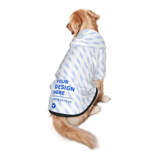 JMT-354698 Comfortable Hooded Pet Sweatshirt for Medium and Large Dogs - Soft Polyester, Trendy Design, Year-Round Wear