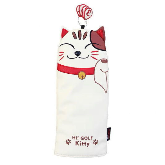 JMT-358090 Lucky Cat Golf Wood Club Head Cover - Stylish Protection for Your Clubs