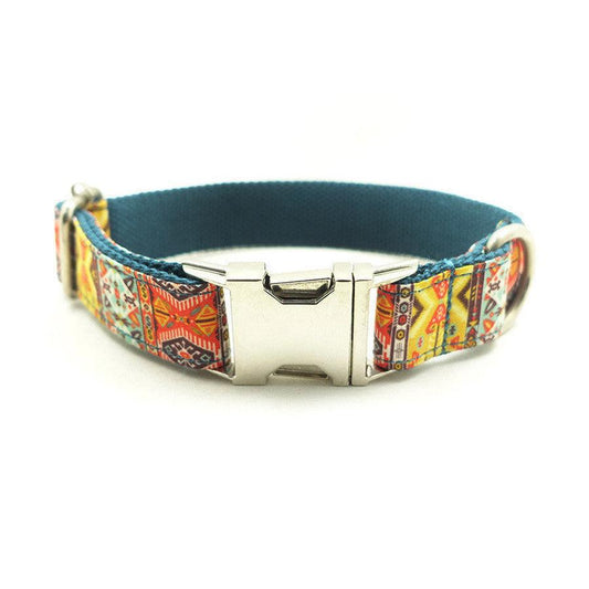 JMT-364170 Adjustable Polyester Dog Collar with Metal Buckle - Available in Multiple Sizes (XS-XL)