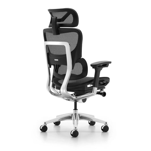 JMT-370186 Dark Brown Ergonomic Swivel Office Chair with PU Leather Upholstery