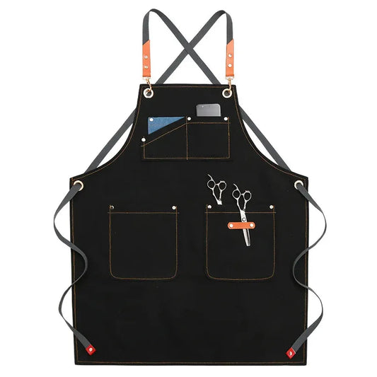 JMT-372938 Denim Apron for Coffee, Tea, and Baking with Customizable Logo Options
