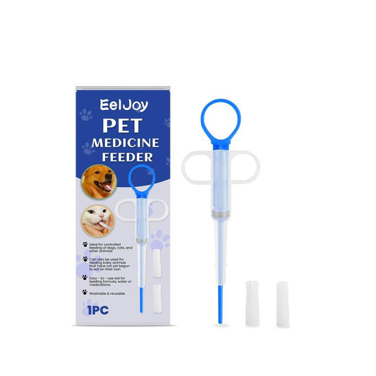 JMT-387722 Pet Medicine Dispenser with Split and Round Heads for Easy Dosing