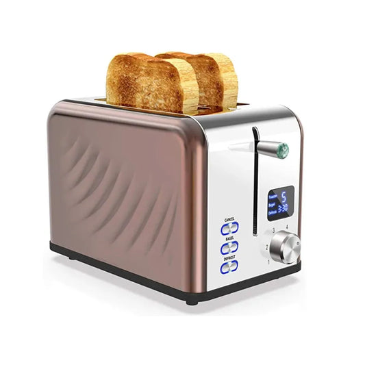JMT-392970 Modern 2-Slice Electric Toaster with Touch Screen and LED Display