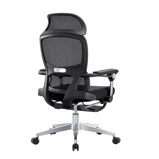 JMT-398346 Ergonomic Adjustable Mesh Office Chair with High Back and Headrest, Swivel Design