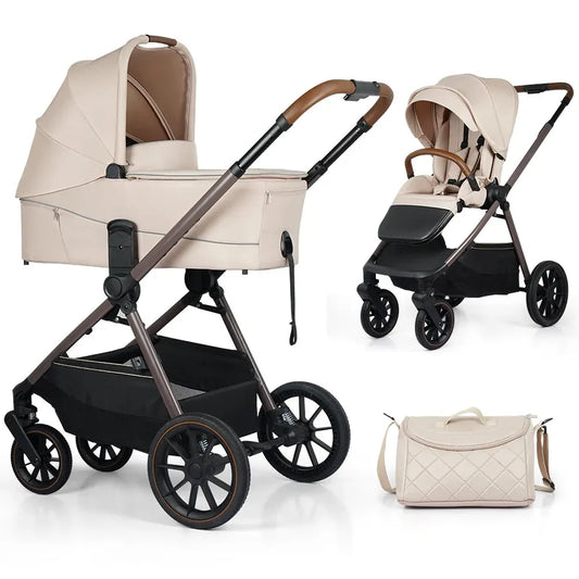 JMT-400074 Compact 2-in-1 Portable Baby Stroller and Pram - Lightweight Folding Design for Travel