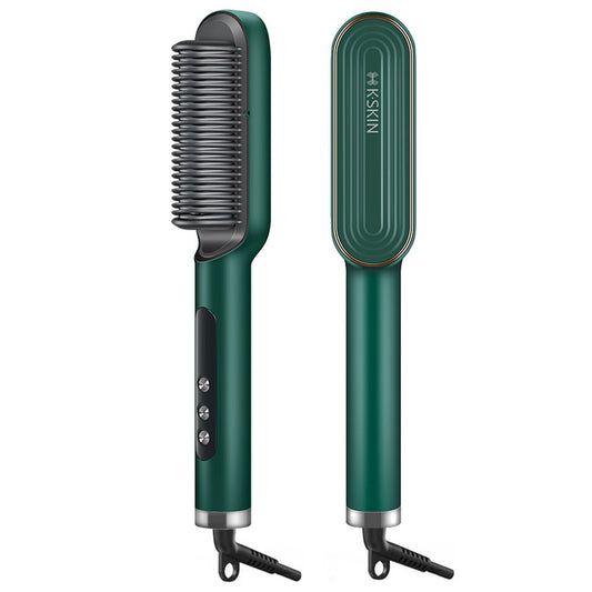 JMT-407946 K.SKIN KD380K Heated Hair Styling Brush Straightener - Fast Heating, Anti-Scald, Ceramic Technology