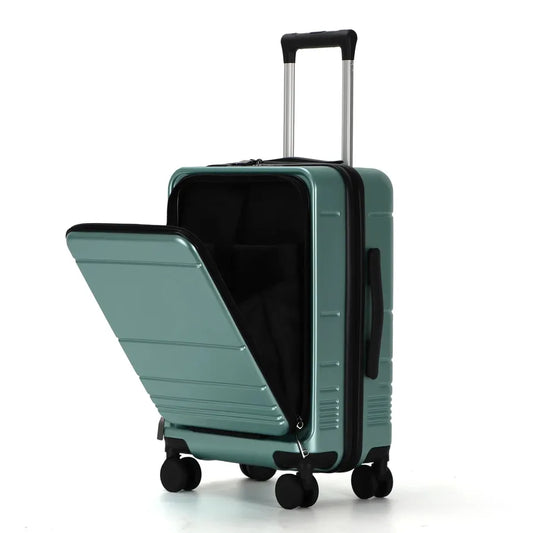JMT-418058 Stylish Carry-On Trolley Suitcase with Laptop Compartment for Travel