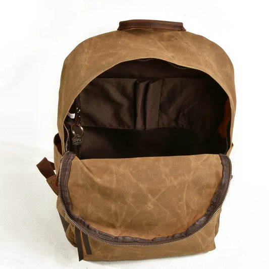JMT-418698 Custom Design Waterproof Canvas Backpack for Video Camera with Zipper Closure and Durable Polyester Lining