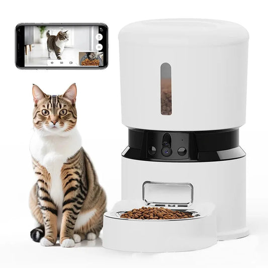JMT-419850 Automatic 4L Cat Feeder with Voice Recording and Timed Dispensing