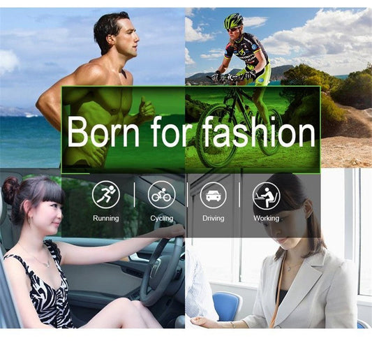 JMT-420618 Non-Obstructive Bone Conduction Headphones with Bluetooth 4.1, 8 Hours Music and Talk Time, White/Black Options