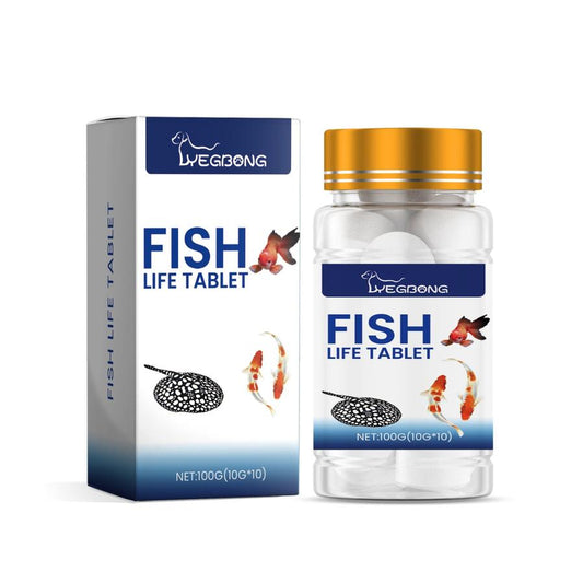 JMT-428554 Ornamental Fish Aquarium Salt Tablets for pH Stability, Water Softening, and Mineral Enrichment