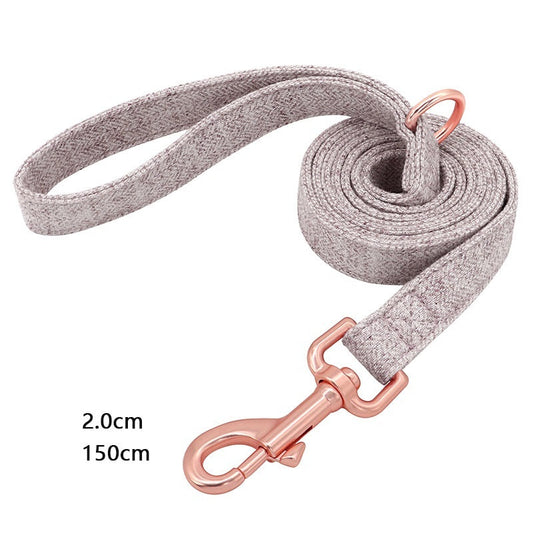 JMT-429706 Adjustable Pet Dog Collar with Engraving and Anti-Lost Features, Non-Woven Fabric, Size S-L