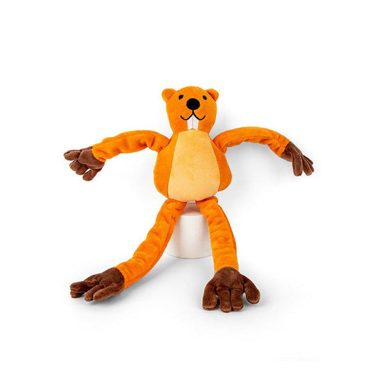 JMT-432650 Plush Dog Toy for Interactive Tug-of-War, Chewing, and Noise-Making Fun