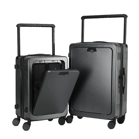 JMT-433866 18-Inch Lightweight Travel Suitcase with Laptop Compartment and Smooth-Glide Wheels