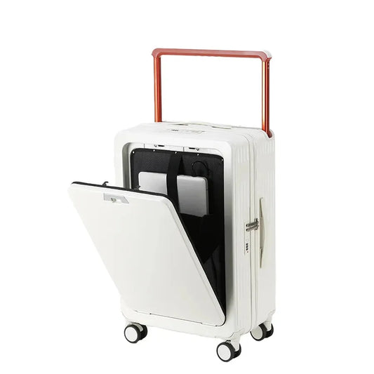 JMT-433866 18-Inch Lightweight Travel Suitcase with Laptop Compartment and Smooth-Glide Wheels