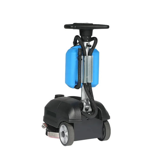 JMT-453706 14-Inch Commercial Walk Behind Single Disc Floor Scrubber for Gym and Epoxy Surfaces