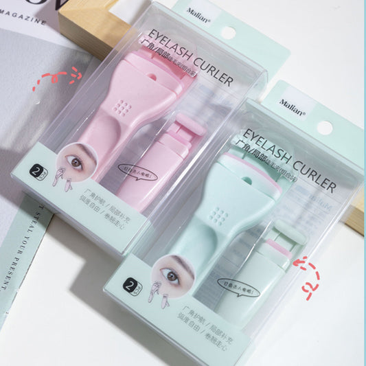 JMT-462410 Long-Lasting Curling Eyelash Curler in Green Pink - Natural Eye Enlargement