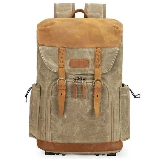 JMT-468426 Waterproof Canvas SLR Camera Hiking Backpack for Outdoor Photography