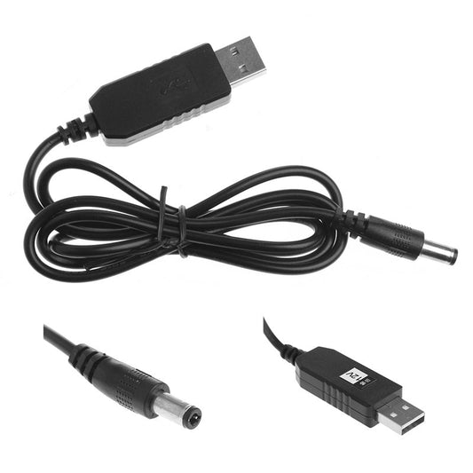 JMT-471370 USB DC 5V to DC 12V Step-Up Converter Adapter Cable for Power Bank and 12V Devices