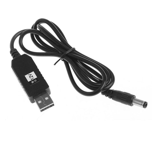 JMT-471370 USB DC 5V to DC 12V Step-Up Converter Adapter Cable for Power Bank and 12V Devices