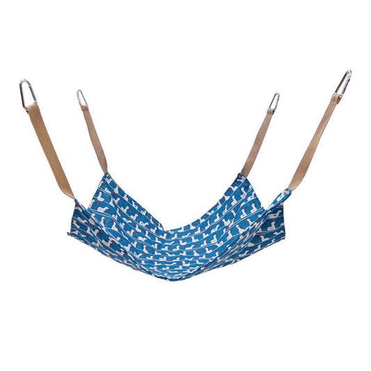 JMT-480266 Cotton Linen Cat Hammock Bed with Hanging Hook - Breathable, Wear-Resistant, Multicolor Design, 47x47cm