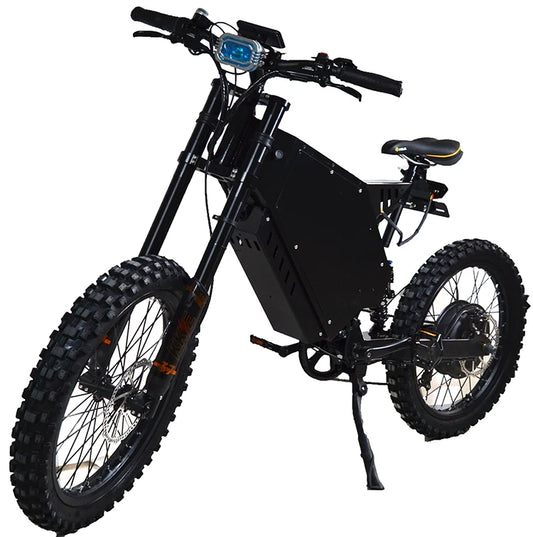 JMT-491210 High-Powered Electric Dirt Bike 8000W 12000W Off-Road Adventure E-Bike with Fat Tires , Top Speed 27.9 mph