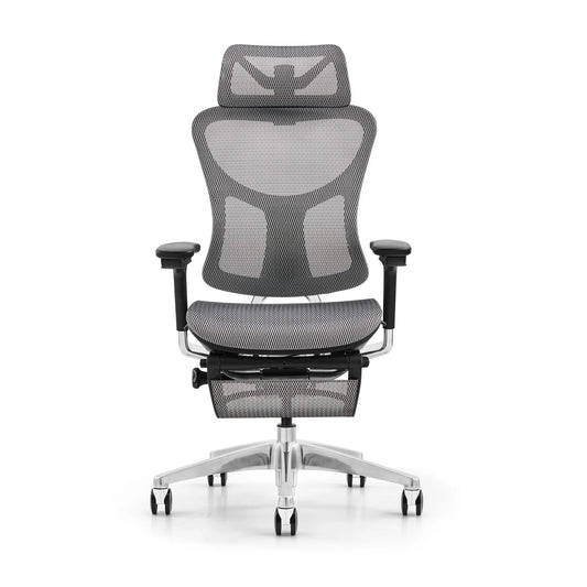 JMT-498954 Ergonomic High Back Office Chair with Footrest and 4D Armrest for Tall Individuals