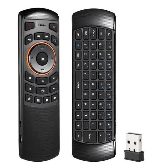 JMT-499594 Wireless QWERTY Keyboard with Air Mouse and Gyroscope for Mini PC and TV Box