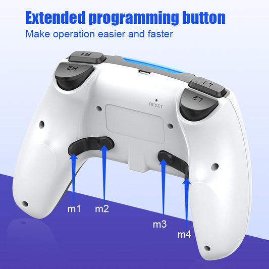 JMT-509898 Elite Bluetooth Mobile Game Controller for PS4, PC & Android | Vibration Function, USB Interface, Available in White & Black