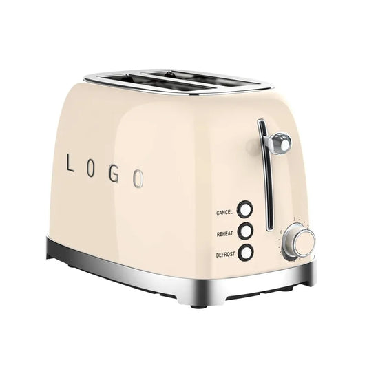 JMT-524042 Electric Retro Toaster for 2 Slices with 1-6 Level Bread Baking Function