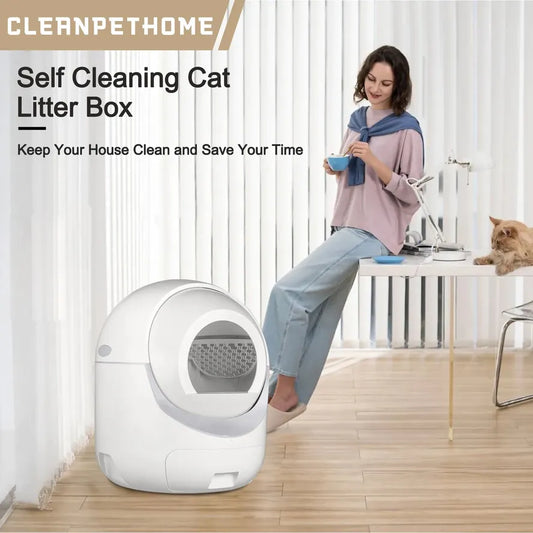 JMT-531658 Automatic Self-Cleaning Cat Litter Box with Smartphone App Control