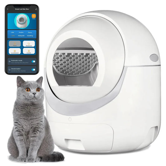 JMT-531658 Automatic Self-Cleaning Cat Litter Box with Smartphone App Control