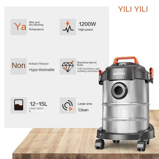 JMT-546250 High-Power Portable Vacuum Cleaner for Household and Automobile Use