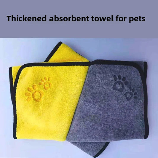JMT-548170 Absorbent Pet Towel for Dogs and Cats - Soft Microfiber Bath Cloth for Quick Drying