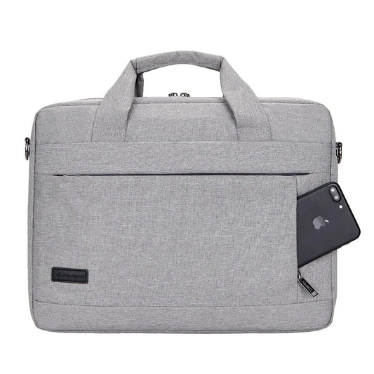 JMT-553418 Customizable Laptop Shoulder Bag with Pocket - Fits 14 and 15 Inch Devices
