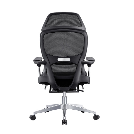 JMT-579146 Ergonomic Mesh Office Chair with Foot Rest and Swivelling Design for Comfortable Office Use