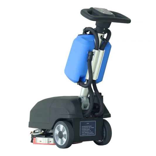 JMT-584778 Compact Battery-Powered Mini Auto Floor Scrubber for Efficient Office and Shop Cleaning