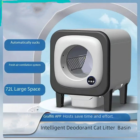 JMT-598346 Automatic Self-Cleaning Cat Litter Box with AI Camera and App Control