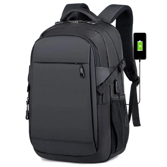 JMT-598986 Waterproof USB Men's Laptop Backpack for Business, School, and Office Use