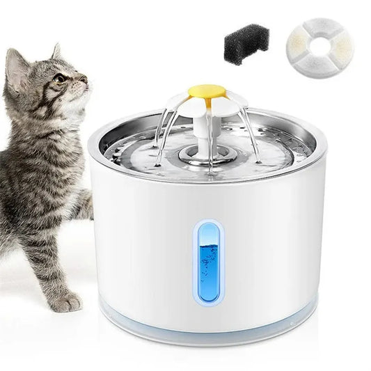 JMT-610698 Automatic Cat Water Fountain with Filtration System for Fresh Drinking Water