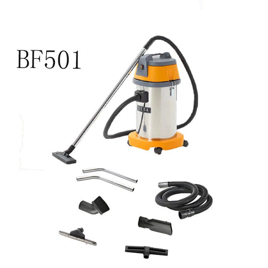 JMT-611786 30L Wet/Dry Vacuum Cleaner with Stainless Steel Tank and Straight Tube Design