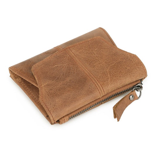 JMT-619914 Multifunctional Layer Cowhide Coin Purse - Waterproof, Lightweight Design for Everyday Use