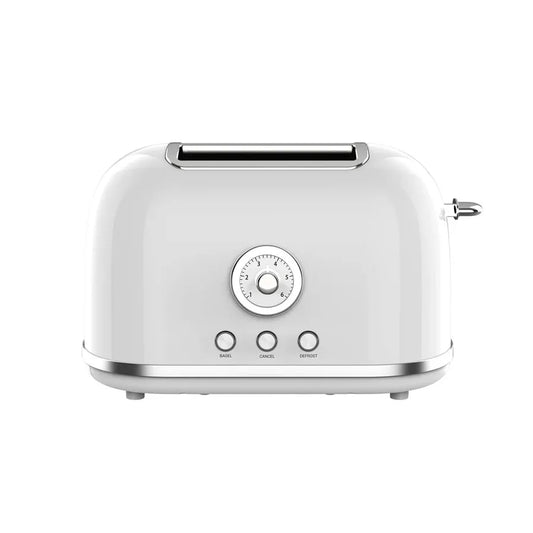 JMT-622346 Retro 2-Slice Toaster with 38mm Self-Centering Slots and Extra Lifting Function