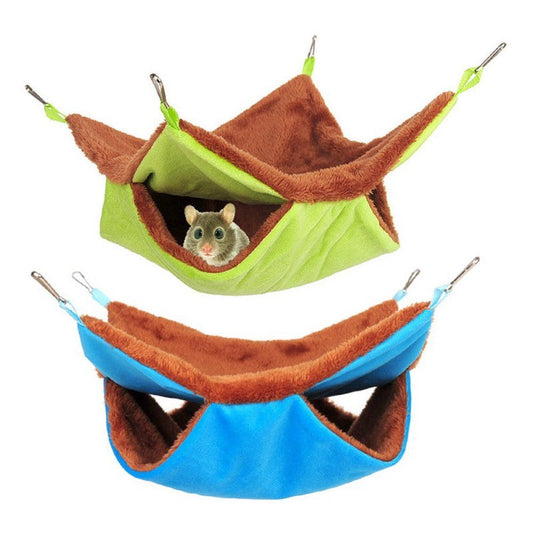 JMT-628298 Cozy Plush Warm Nest for Small Pets with Metal Clips - Available in Two Sizes