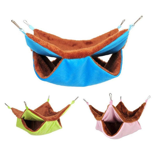 JMT-628298 Cozy Plush Warm Nest for Small Pets with Metal Clips - Available in Two Sizes