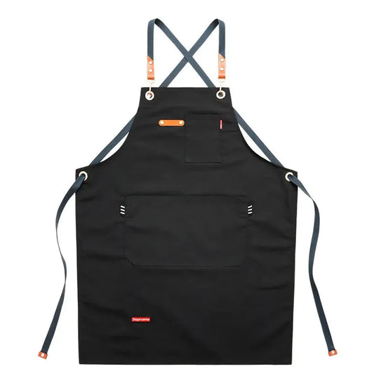 JMT-635082 Canvas Work Apron for Restaurant, Bakery, and Florist – Custom Logo Options Available